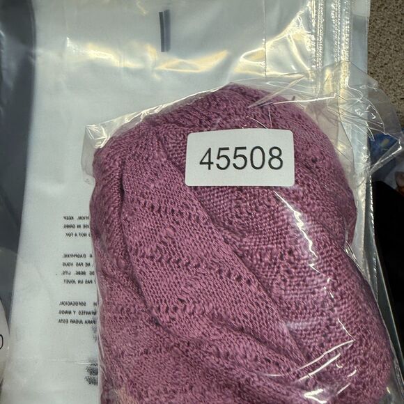 Cato Sweater Pullover Women 14/16W Plus Purple Knit Cowl Neck 3/4 Sleeve Acrylic - Picture 7 of 7